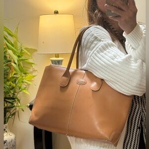 Tod's Brown Leather Tote